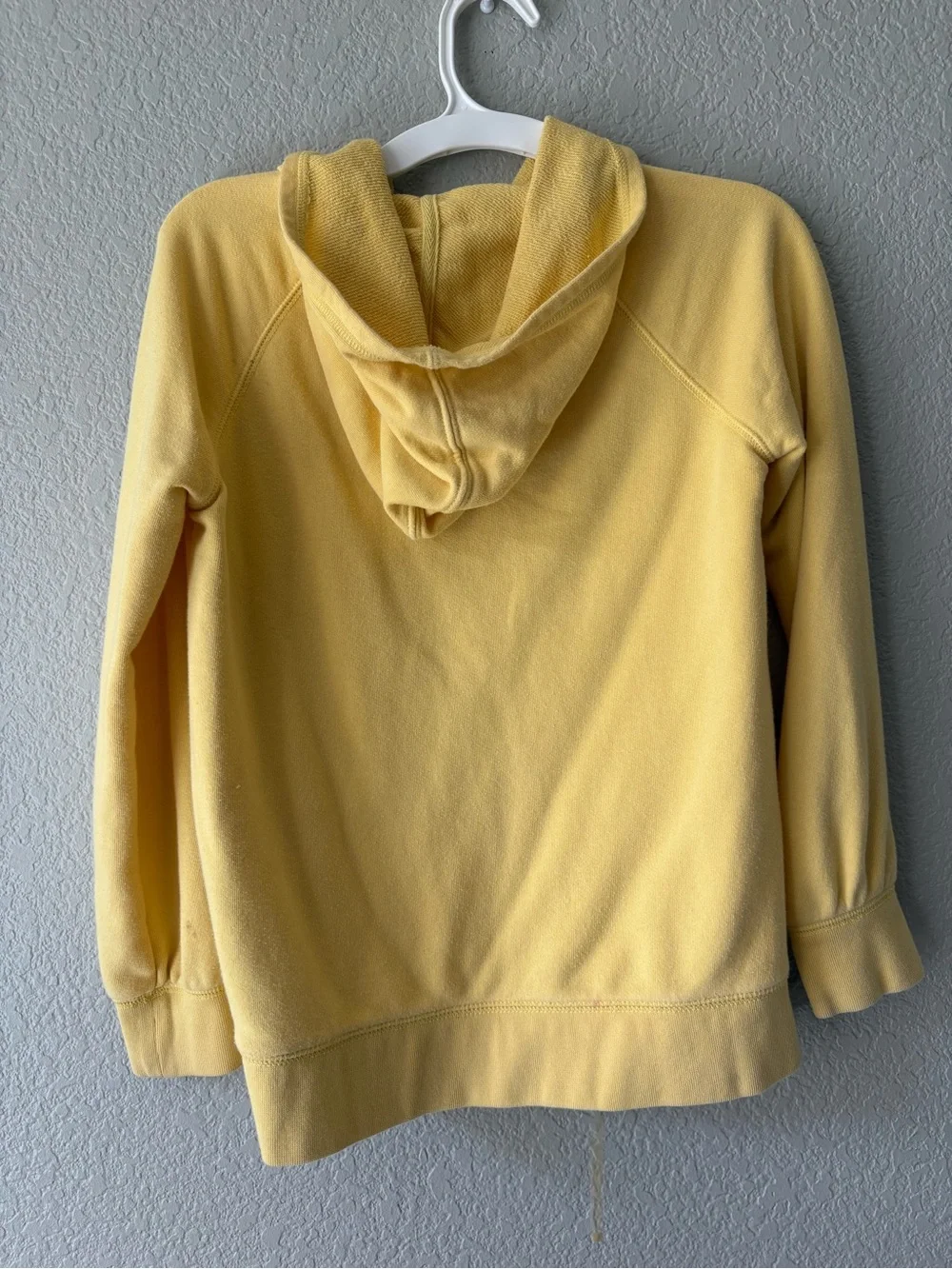GAP Yellow Crewneck Hoodie Sweatshirt with White Logo